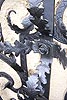 Restauriertes Renaissance-Oberlichtgitter