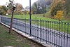 Weiße Villa Pobershau - Zaun